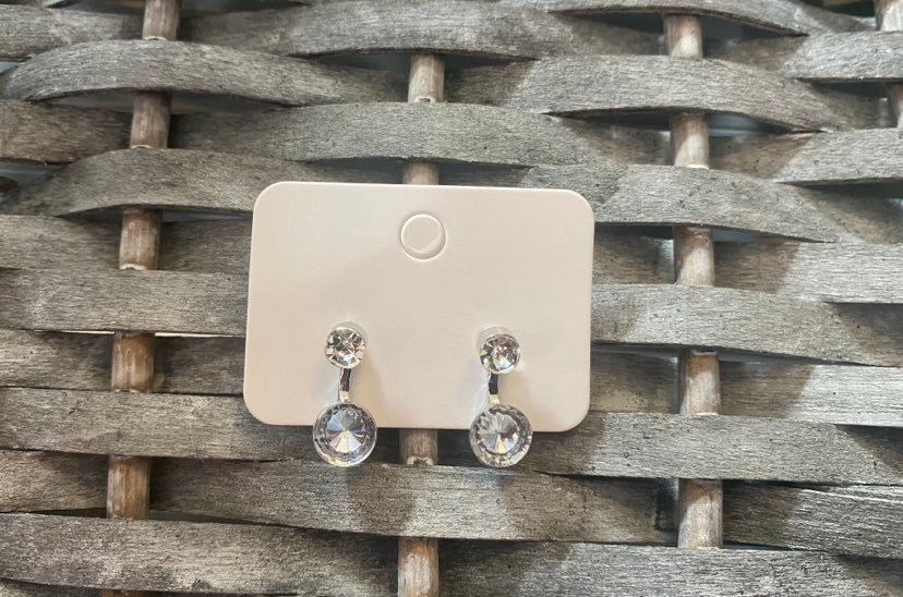 Sparkly Double Drop Earrings