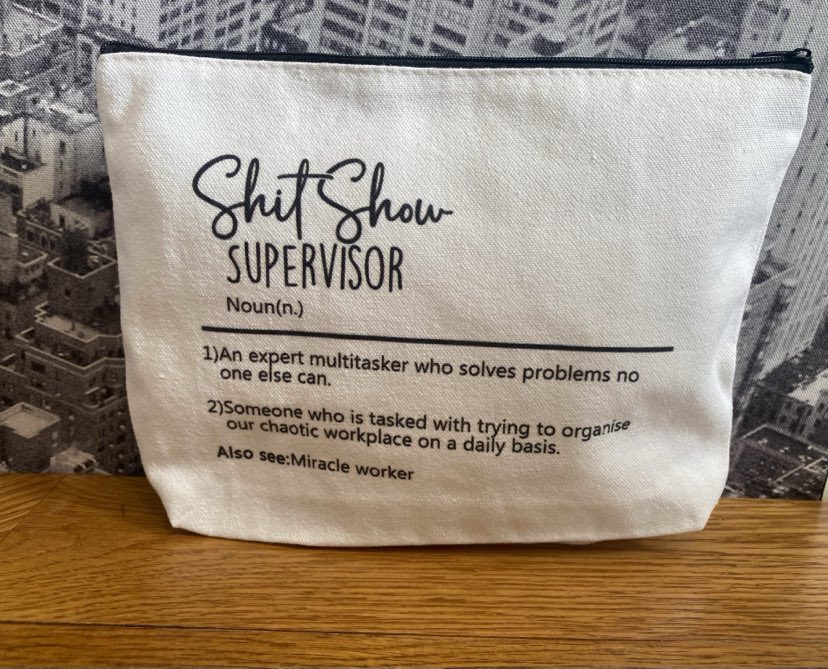 Shit Show Supervisor Cosmetic Purse