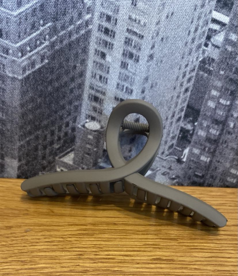 Long Claw Clip In A Solid Dark Brown Colour