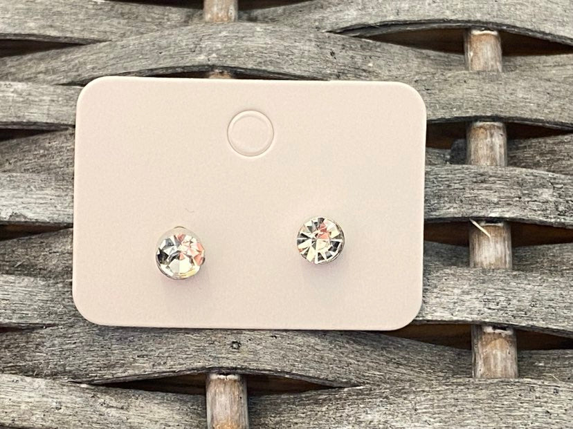 Round Super Sparkly Studs