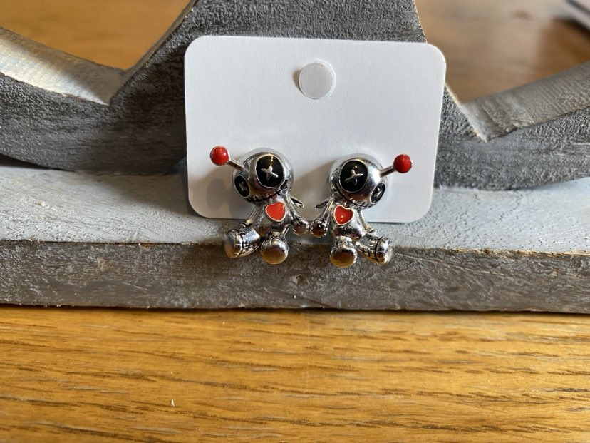 Voodoo Doll Studs