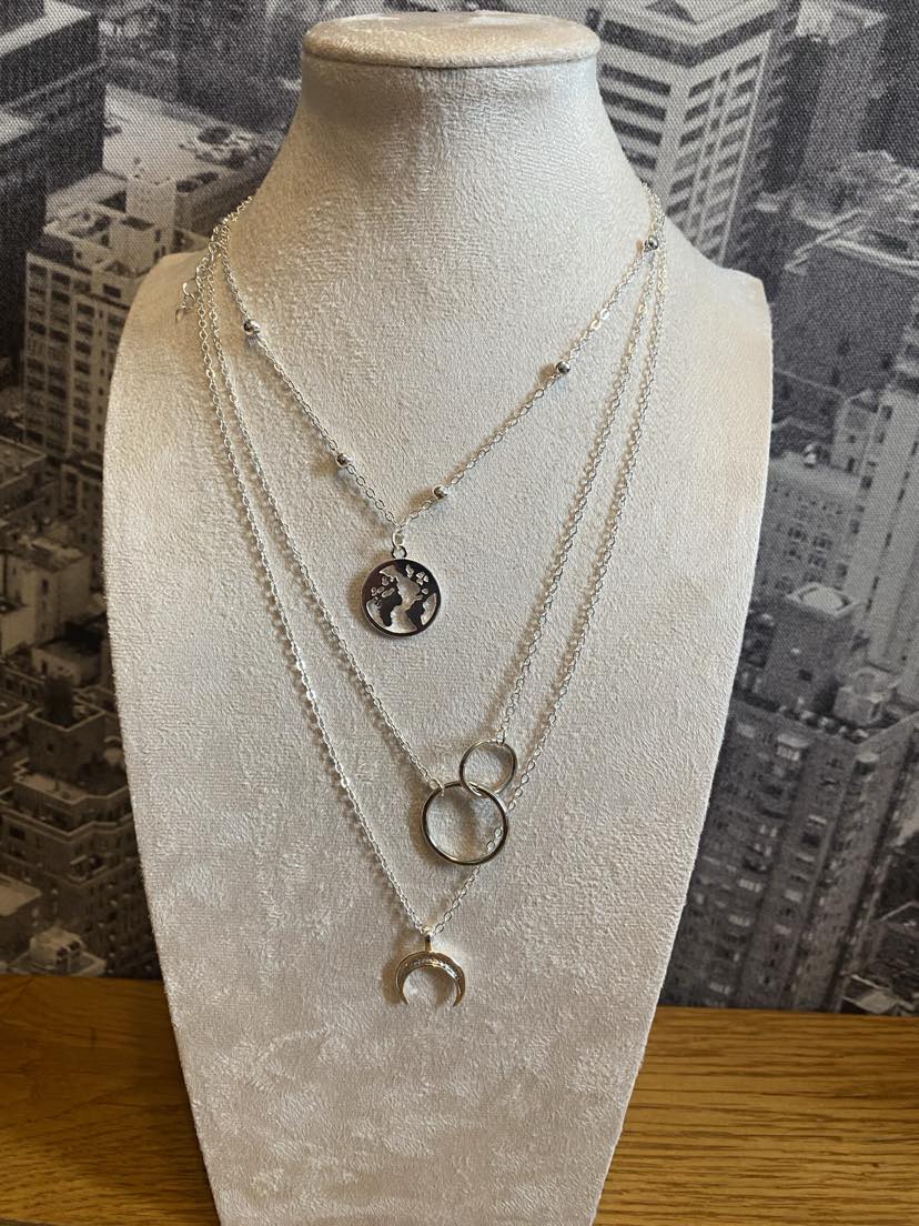 Multi Layer Celestial Inspired Necklace
