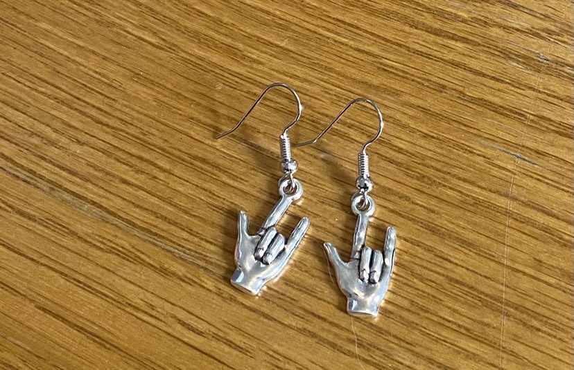 Rock And Roll Style Drop Earrings In Zinc Alloy