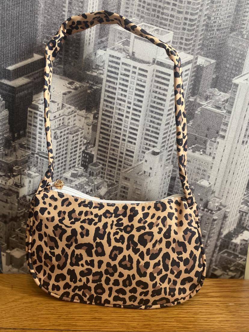 Leopard Print Shoulder Bag
