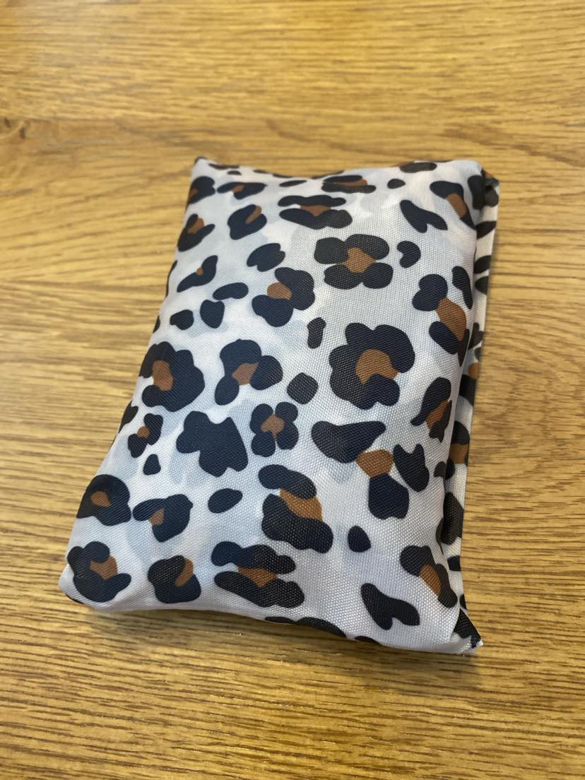 Leopard Print Foldable Shopping Bag