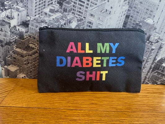 Diabetes Lightweight Zipper Pouch