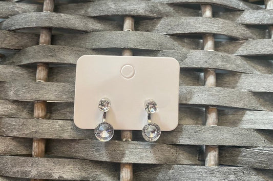 Sparkly Double Drop Earrings