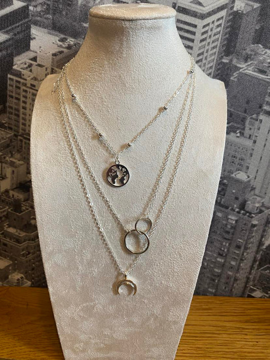 Multi Layer Celestial Inspired Necklace