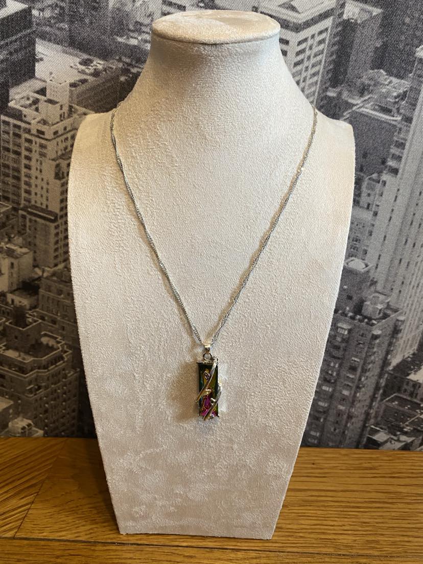 Multicoloured Branch Detail Pendant