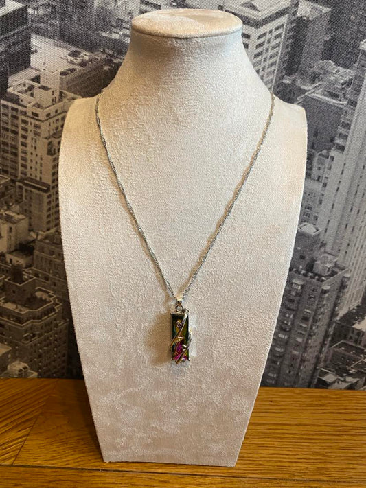 Multicoloured Branch Detail Pendant